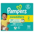thumbnail image 1 of Pampers Swaddlers Diapers, Size 2 (10-22 lbs), Absorbent, Keeps Baby Dry and Comfortable, Skin Safe Disposable Baby Diaper, 1 of 24