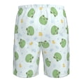 thumbnail image 6 of Kdxio Kawaii Frogs Pattern Mens Casual Shorts - Drawstring Summer Beach Sports Shorts for Men, 6 of 9