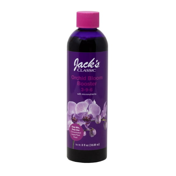 J R Peters Jacks Classic Liquid Orchid Bloom Booster, 8-Ounce - 50308