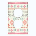 thumbnail image 2 of Metal Light Switch Plate Outlet Cover Pink Ethnic Aztec Tribal Pattern Beige SFR053, 2 of 13