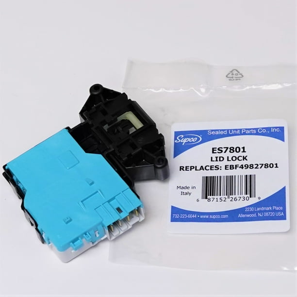 Supco ES7801 Washing Machine Door Lock Switch EBF49827801 for LG