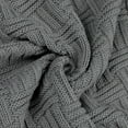 thumbnail image 5 of PiccoCasa 100% Cotton Knitted Lightweight Kids Throw Blanket for Sofa or Bed Grey, 5 of 6