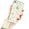 thumbnail image 1 of iPhone 7 Case Dry Flower Liquide Giliter Soft Slim Shockproof Cover Apple iPhone 7 Case Cover - Yellow, 1 of 5