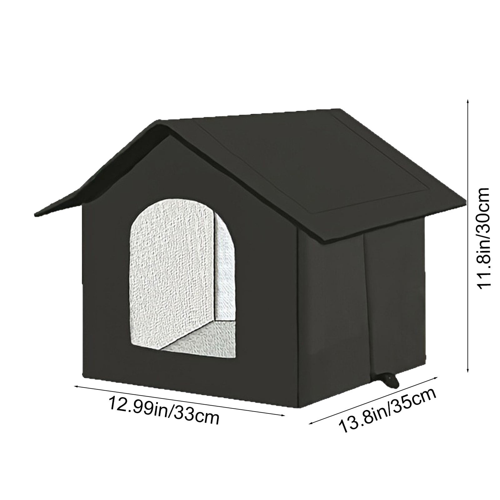 Waterproof Pet House under $5! CQCYD Waterproof Outdoor Dog House with Insulation - Foldable Aluminum Foil Kennel Bed for Small Medium Large Dogs Cats