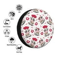 thumbnail image 4 of Wukai Housse de Pneu de Rechange Imprimé Vache pour Remorque RV, Imperméable PVC Cuir Synthétique Housse de Roue pour Camion, Remorque, RV, SUV, Véhicule Récréatif-15 Pouces, 4 of 6