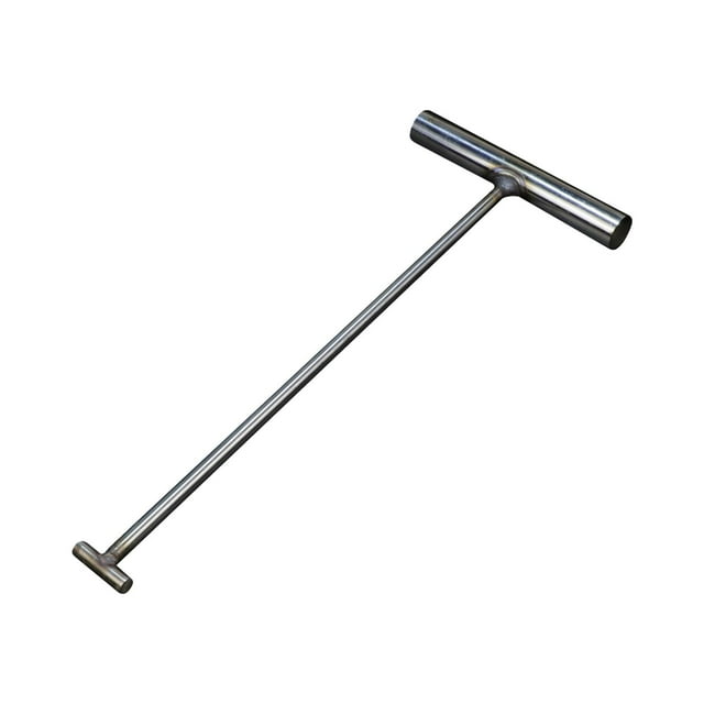 jifeng Trou d'Homme en Acier Inoxydable Outil Rigide Poignée Crochet Simple 8mmx30cm
