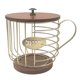 thumbnail image 1 of Portavasos K de gran capacidad, organizador de almacenamiento de cápsulas de café, cesta de almacenamiento de hierro con base y tapa de madera, 1 of 6