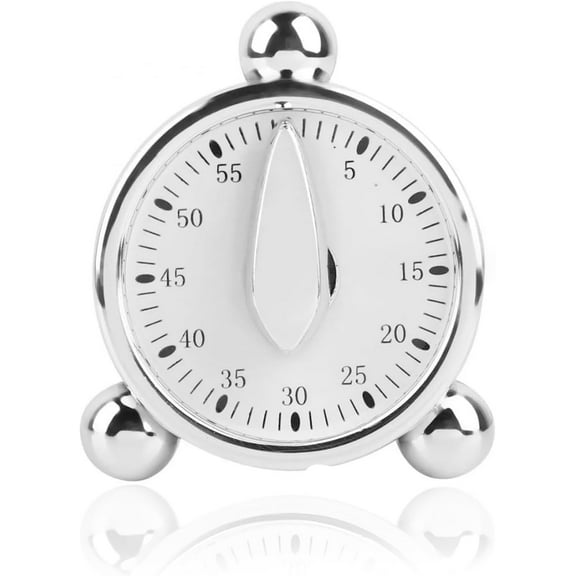 Pekkaxy Kitchen Timers for Cooking Seniors 60 Minute Mechanical Kitchen Timer Loud Alarm Clock for Cooking Baking No Batteries Needed Visual Timer Ideal for Kitchen Management Precise Cooking Timing
