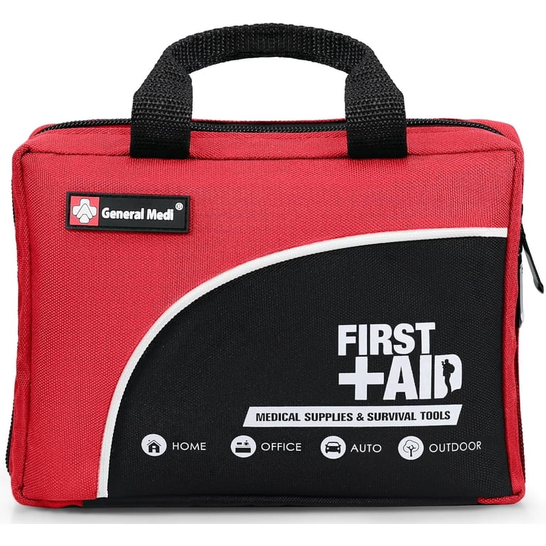 General Medi First Aid Kit, 160 Pieces Waterproof photo 1
