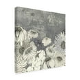 thumbnail image 2 of Trademark Fine Art 'Flowers on Grey I' Canvas Art by Ingrid Blixt, 2 of 4