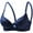 Dark Blue, variant on Bras for Women Full Coverage Bras Adjustable Straps Comfortable Breathable Everyday Wear Office Work 36A to 42B