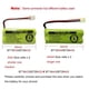 thumbnail image 4 of Baterías recargables para teléfonos inalámbricos BAOBIAN 2.4V 550mAh (x2), 4 of 7