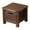 Brown, variant on deevoka Wooden Storage Stool Decor Household Small Stool for Apartment Office Indoor 30cmx30cmx25cm