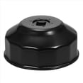 thumbnail image 3 of 2X Universal 65mm x 14 Oil Filter Wrench Cup Socket Type Cap Remover Tool,2 x Oil Filter Wrench,black, 3 of 5