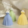 thumbnail image 5 of Ckraxd DIY Aromatherapy Candle Gypsum Mould Princess Dress Wedding Dress Evening Dress Dress Cake Silicone Mould for Artistic Decoration and Gift-giving, 5 of 9