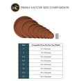 thumbnail image 3 of The HC Companies 14" Round Prima Plastic Plant Saucer - Indoor Outdoor Plant Trays for Pots - 14.17"x14.17"x1.69" in Sandstone Pack of 2, 3 of 7