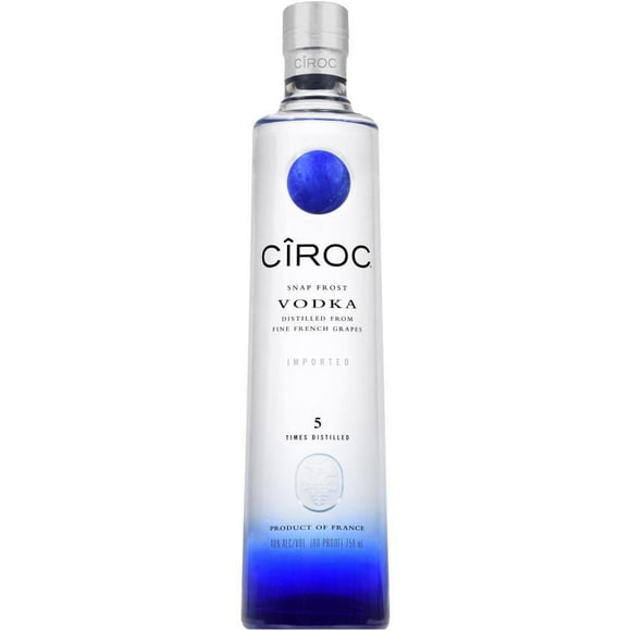 Paquete de 3 Vodka Ciroc Snap Frost 750 ml