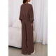 thumbnail image 5 of Conjunto de Lounge PRETTYGARDEN para Mujer 2 Piezas Marrón XXL, 5 of 8