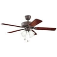 thumbnail image 2 of Kichler Lighting Renew Premier - 50" Ceiling Fan, Tannery Bronze Finish, 2 of 2