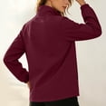 thumbnail image 6 of OGLCCG Rain Jacket for Women Waterproof Lightweight Stand Collar Windbreaker Jacket with Pockets Outdoor Softshell Jacket,Size S-XXL, 6 of 7