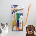 thumbnail image 5 of Dog Cat Toothbrush Toothpaste Kit Pet Cleaning Tooth Oral Cleaner Kitten Puppy Gel Toothpaste Set Pet Grooming Supplies, 5 of 5