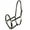 Black(BL), variant on Shetland Size Horze Fremont Leather Horse Halter Black