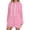 RD2, variant on IWRICH Women's Oversized Hoodie Dress Warmy Casual Pullover Tops Split Hem Drawstring Long Sweatshirt with Pocket RD2 XL