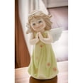 thumbnail image 2 of Ceramic Angel In Green Dress Figurine Religious Decor Religious Gift Church Decor ,, 2 of 4