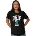 thumbnail image 3 of Business Smurf Cartoon Cool Boss Drip Men's Graphic T Shirt Tees Brisco Brands X, 3 of 4
