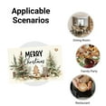 thumbnail image 5 of Jbralid Merry Christmas Tree Holiday Table Mat Set of 6 for Home Kitchen Table Decor 12x18 inch, 5 of 5