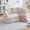 Beige, variant on Arouseden 74" Curved Sofa for Small Spaces,Curved Loveseat Couch with 3 Cushions and 2 Throw Pillows,Chenille Loveseat with Curved Backrest,2 Seater Sofas Couch for Living Room(Curved/Camel)