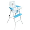 Costway Baby High Chair Detachable Rocking Infant Toddler Feeding Booster Safety Blue