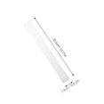 thumbnail image 2 of CTIRCHIU 4pcs Poster Carrier Tube White High Density Plastic Storage For Students Samples, 2 of 8