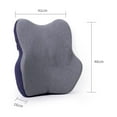 thumbnail image 3 of npkgvia Clearance,Soft Dense Memory Foam Lumbar Support Pillow For Chair Adapted To Back Enhance Support Comfort And For Back Lumbar Pillow Back Support For Chair Car Recliner,Gray, 3 of 4