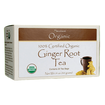 Swanson 100% Organic Ginger Root Tea 20 Bag(S)