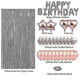 thumbnail image 3 of Decoración de fiesta de cumpleaños, cortina de flecos con pancarta de feliz cumpleaños, 3 of 5