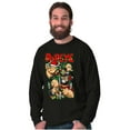 thumbnail image 4 of Popeye Christmas Lights Crew Cartoon Long Sleeve TShirt Men Women Brisco Brands S, 4 of 6