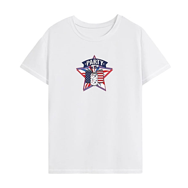 Camiseta para Mujer Verano Simple Señoras Suave Cuello Redondo Camiseta para Oficina Senderismo Viaje XL