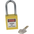 thumbnail image 3 of Wekity Lockout Tagout Locks Safety Padlock Loto Locks Keyed Alike PA Lock Out Tag Out Steel Shackle Small Luggage Padlocks Yellow 3PCS-0621, 3 of 5