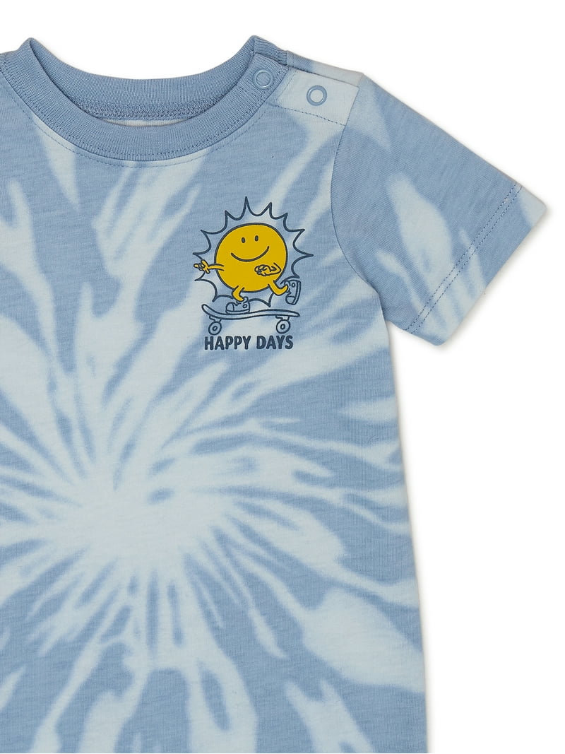 Garanimals Baby Boy Romper 0-24 Months Cotton Blend Infant Outfit