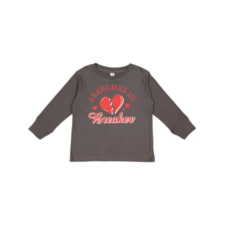 

Inktastic Grandma s Lil Heartbreaker Gift Toddler Boy or Toddler Girl Long Sleeve T-Shirt