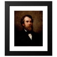 thumbnail image 2 of William Morris Hunt 12x14 Black Modern Framed Museum Art Print Titled - Portrait of Edward Wheelwright (1857), 2 of 5