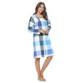 thumbnail image 4 of Casual Nights Women's Flannel Floral Long Sleeve Nightgown, 4 of 6