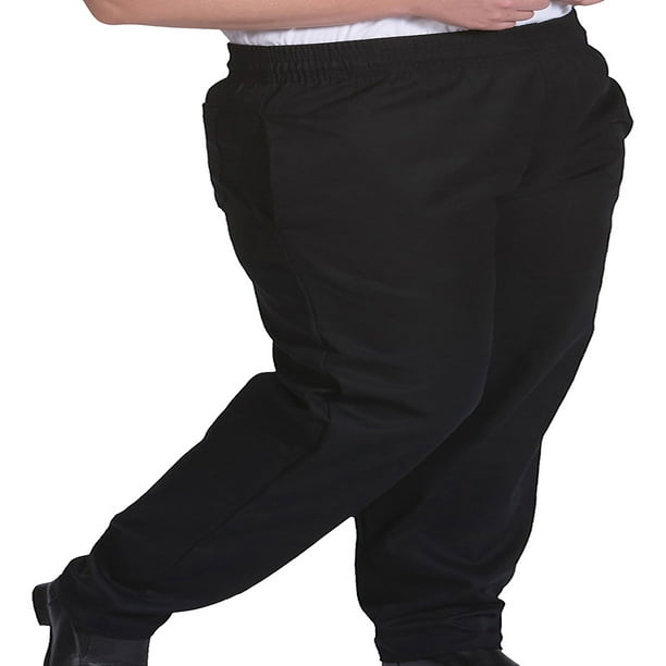 Edwards Garment Elastic Waist Baggy Chef Pant, Style 2000 - Walmart.com ...