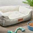 thumbnail image 2 of Vibrant Life Urban Lounger Pet Bed, Medium, Beige, 2 of 9