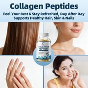 GPGP GREENPEOPLE Collagen Peptides Softgels with Vitamin C & Antioxidant Blend – Supports Skin Health & Radiance, Non-GMO & Gluten-Free, 120 Softgels (60-Day Supply)