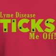 thumbnail image 3 of CafePress - Lyme Disease Ticks Me Off! Dark T Shirt - Men's Classic Graphic Cotton T-Shirt, 3 of 4