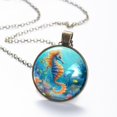 thumbnail image 6 of Seahorse Necklace Personalized Custom Photo Round Pendant Adjustable Stainless Steel Necklaces with Gift Box for Men Women Mothers Valentine's Jewelry Gift, 6 of 6