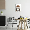thumbnail image 3 of Stupell Industries Happy Fox with Coffee Animals Painting Unframed Art Print Wall Art, 13 x 19, 3 of 7