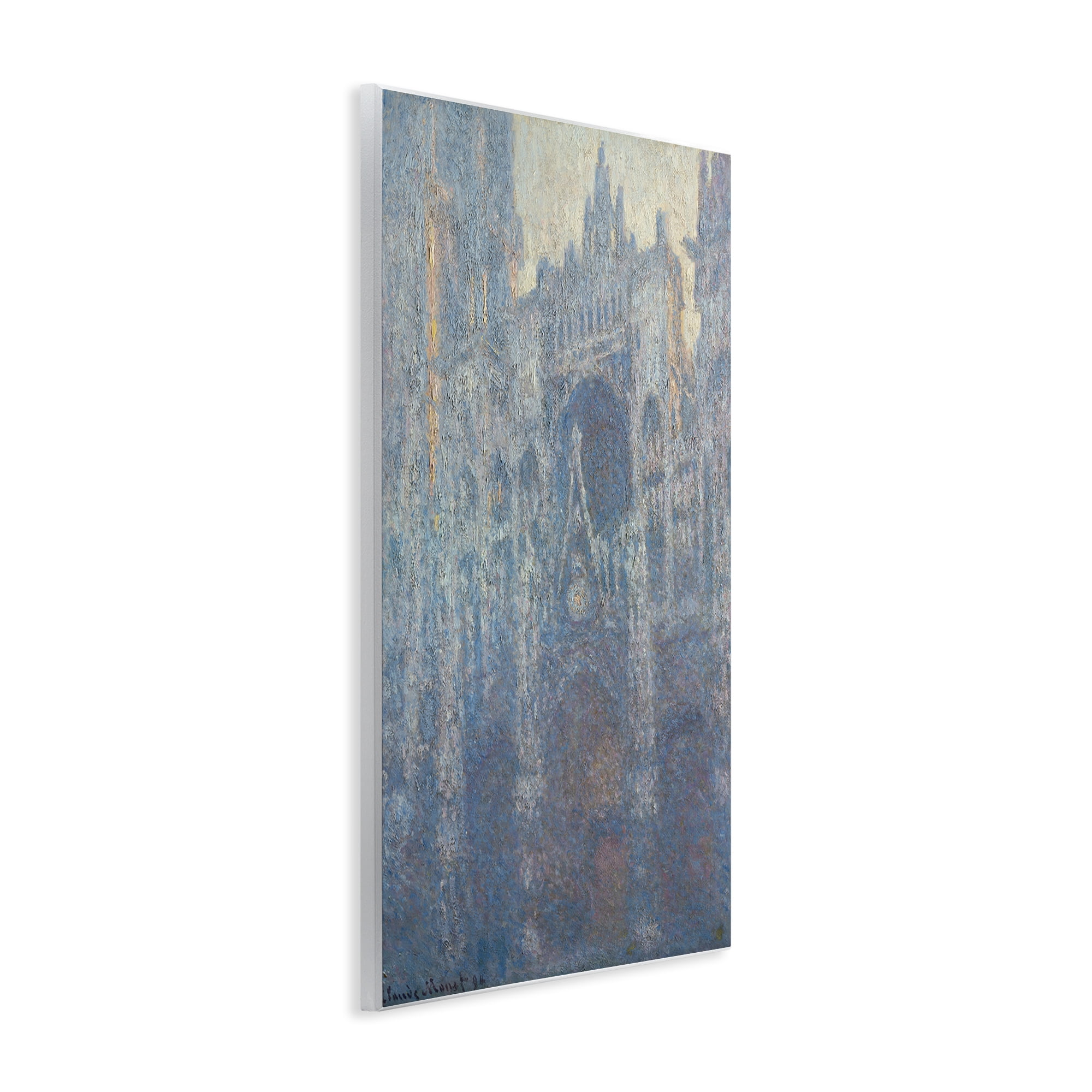 Stupell Industries Classic Monet Cathedral in Morning Buildings & Architecture Painting Unframed Art Print Wall Art, 13 x 19